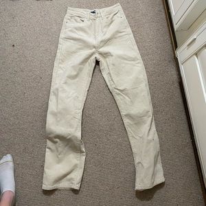 wide leg corduroy pants